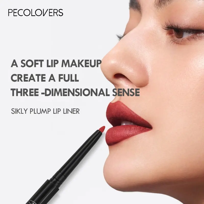 12 Color Crayon Lipstick Highly Pigmented Non-Fade Matte Lip Makeup Pen Waterproof Long Lasting Velvet Lip Liner