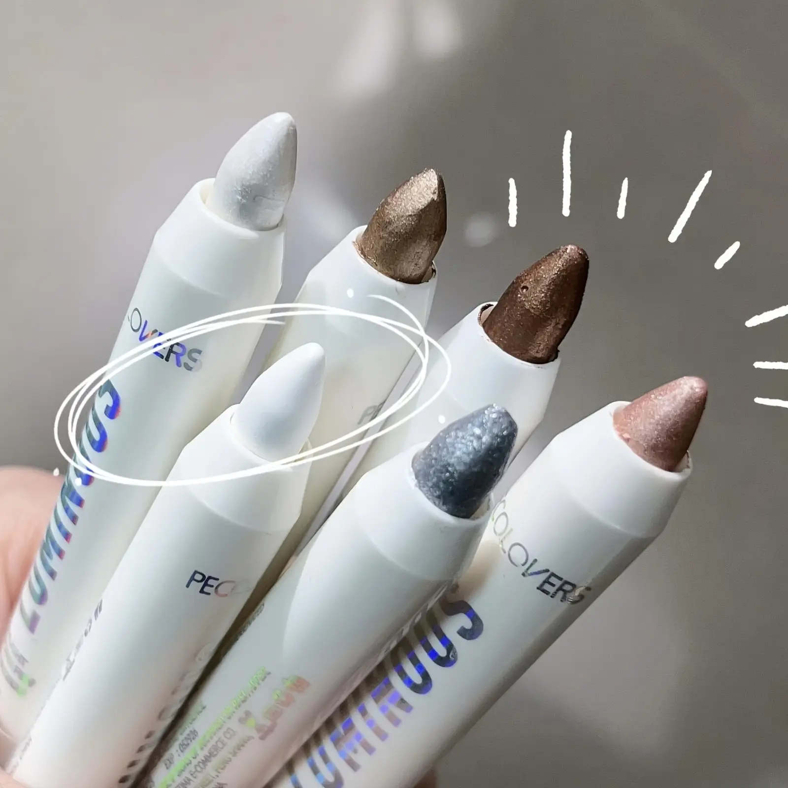Brightening Face Glitter Highlighter Stick Eyeshadow Pearlescent White Nude Brown Highlight Makeup High Gloss Face Contour Stick