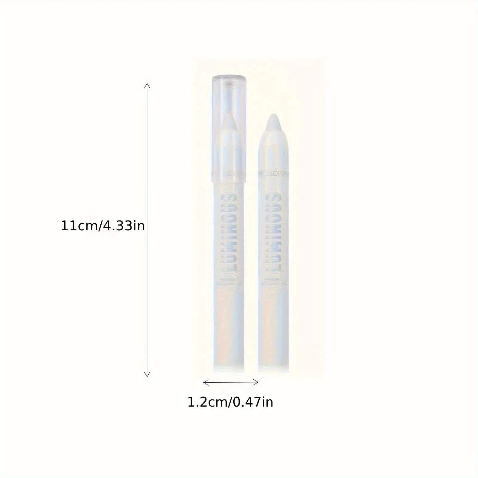 Brightening Face Glitter Highlighter Stick Eyeshadow Pearlescent White Nude Brown Highlight Makeup High Gloss Face Contour Stick