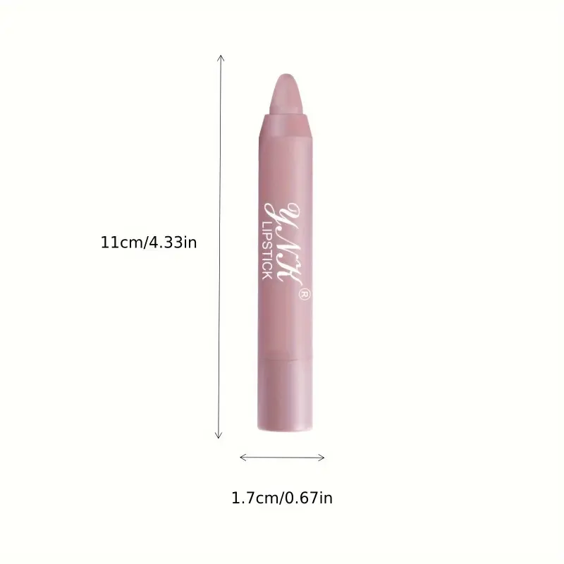 1PC Pink Series Velvet Matte Lipstick Pen Waterproof Long Lasting Red Lipstick Makeup Lip Tint Pen Cosmetic Makeup