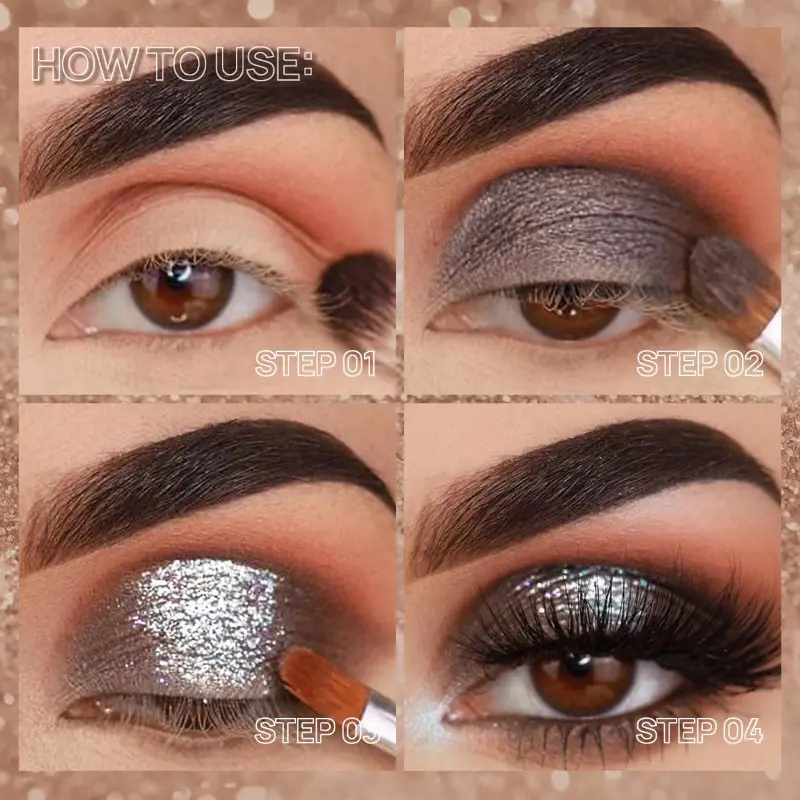Mashed Potato Eye Shadow Multi-color Waterproof and Sweat-proof Eye Makeup with High Color Rendering and Easy Coloring