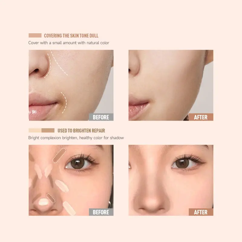 Three-color Concealer To Cover Blemishes, Tattoo Cover, Waterproof and Sweat-proof, Long-lasting Body Arm Tattoo Cover