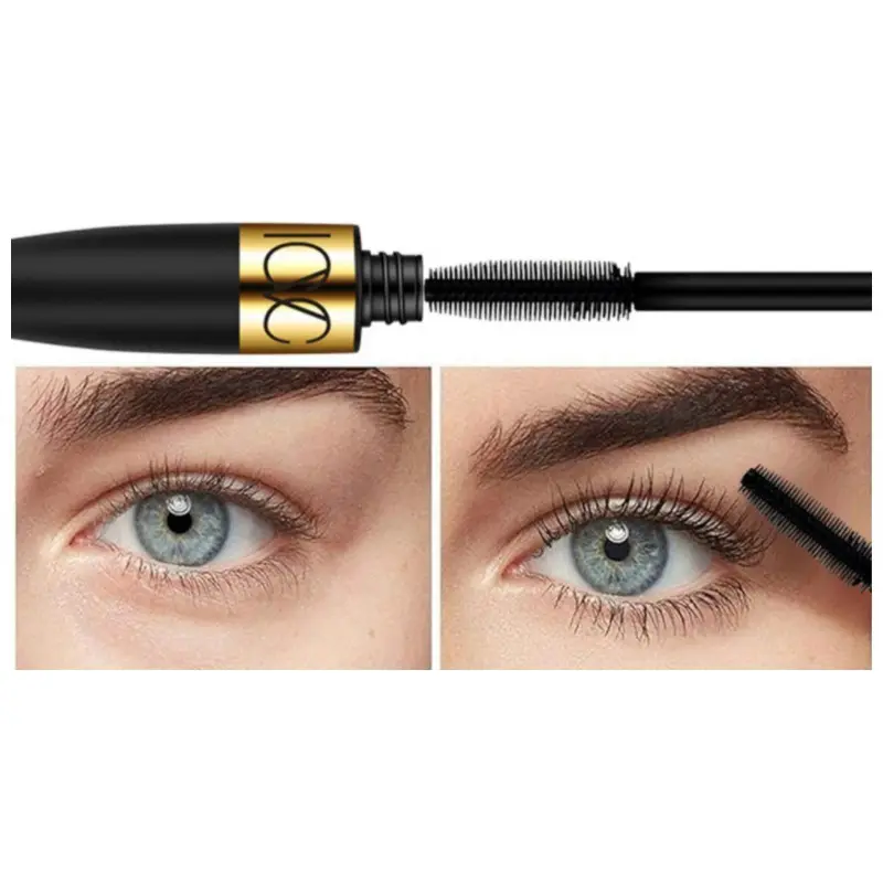 Fiber Mascara Thick Curly, Waterproof and Sweat-proof, Long-lasting Curly, Waterproof Mascara Eyelashes