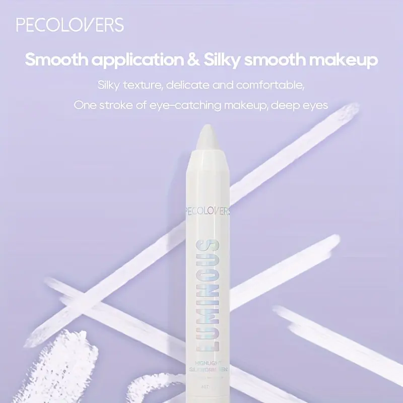 White Eyeliner Shiny Glitter Eyeshadow Stick Eyeliner Pen Pearlescent Eyeshadow Stick Matte Eye Liner Makeup Brighten Aegyo Sal