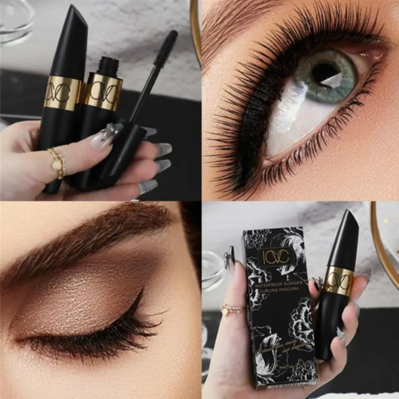 Fiber Mascara Thick Curly, Waterproof and Sweat-proof, Long-lasting Curly, Waterproof Mascara Eyelashes
