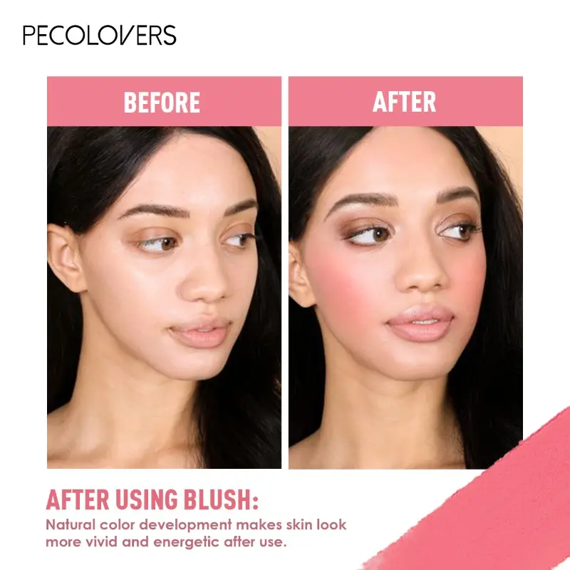 Four-color Push-pull Blush Cream To Enhance Color, Waterproof and Sweat-proof, Natural Rosy, Beautiful Blush, Facial Cosmetics