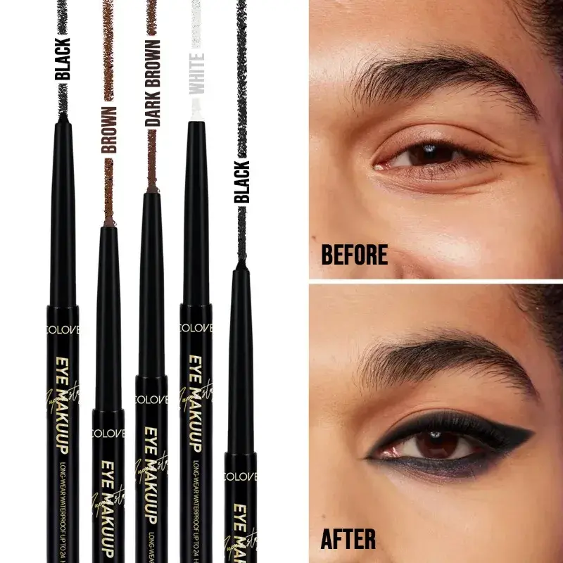 Cotton-tipped Eyeliner, Waterproof Eyeliner, Eyeliner and Eyeshadow, Easy To Apply, Anti-smudge, Long-lasting, Eye Cosmetics