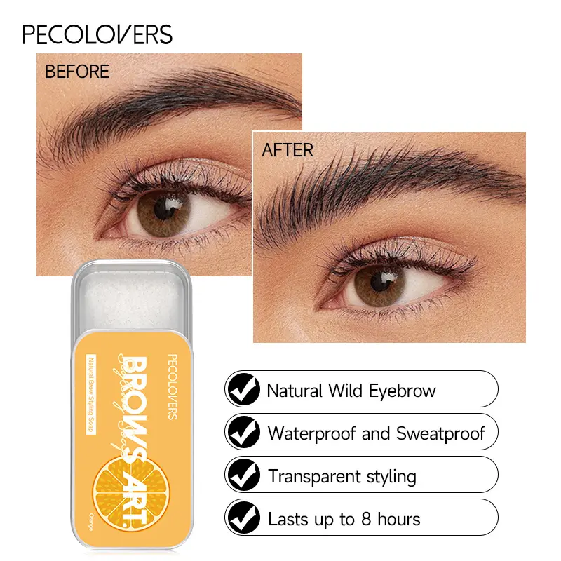 Feather-Light, All-Day Eyebrow Cream: Natural 3D Look, Waterproof, Easy Apply - Alcohol-Free, For All Skin Types