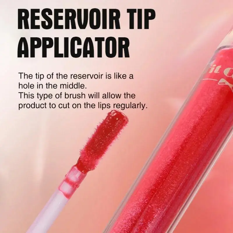 Pearlized Diamond Lip Oil Gloss Set 6 Shades Waterproof Moisturizing High Shine Lipgloss Luxe Gift Box for Women