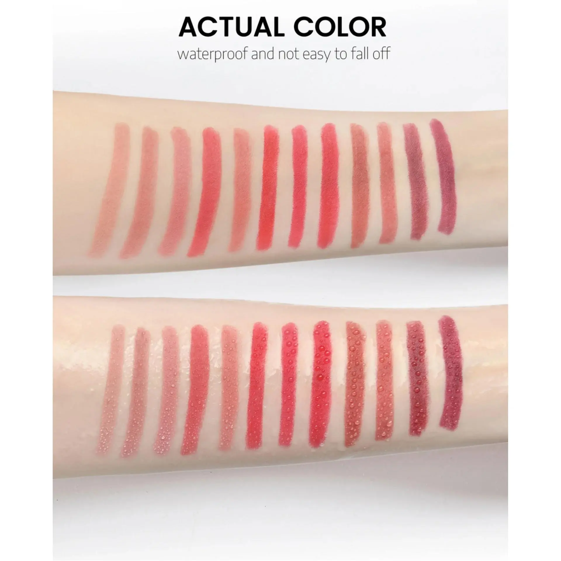 6pcs Velvet Matte Lipstick Set Transfer Proof Lip Liner Crayon Combo Balm Lipliner Cosmetic Kit For All Day Wear