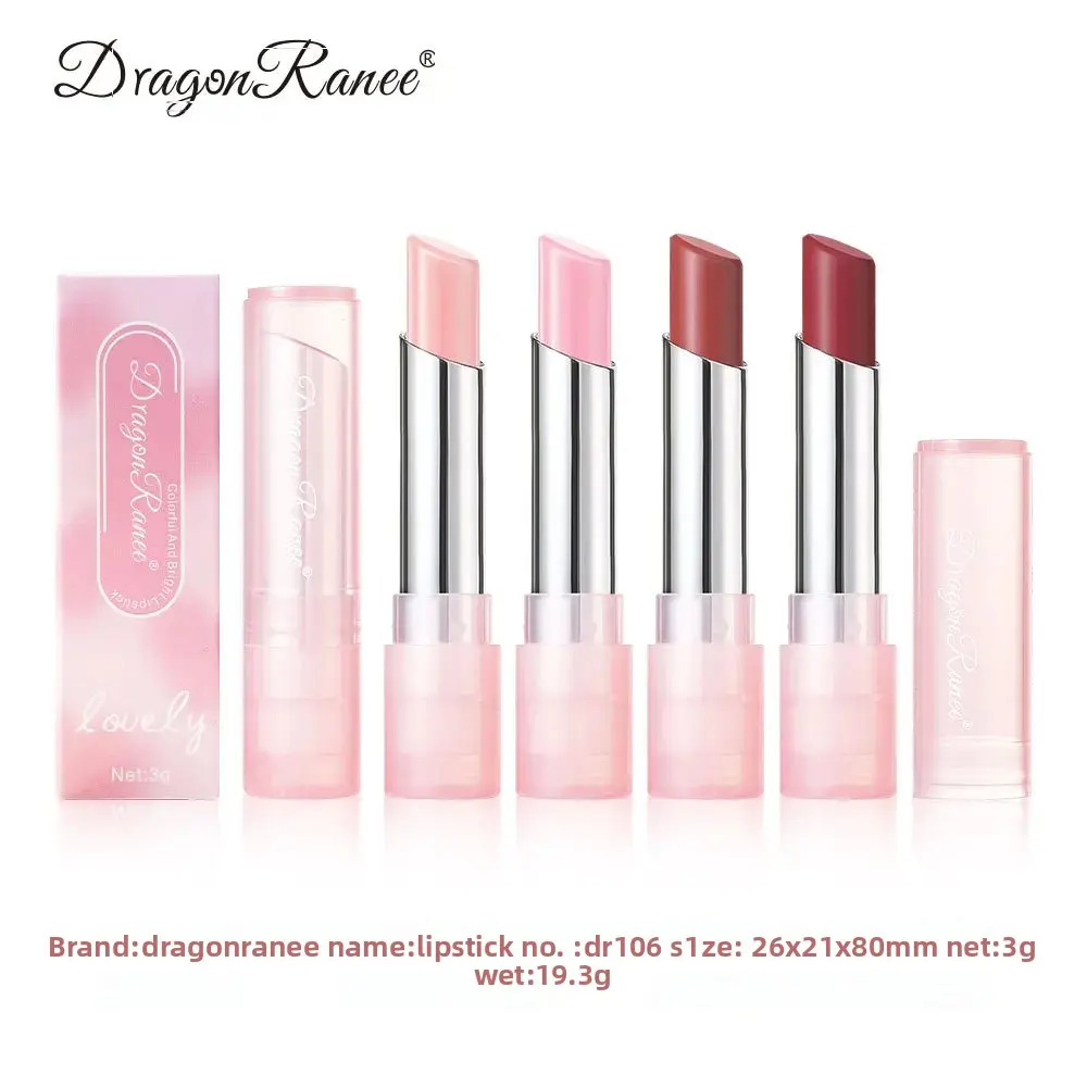 Pink Jelly Lipstick With Temperature Change Effect Moisturizing Lip Balm Long Lasting Nourishment Lip Gloss For Healthy Lips