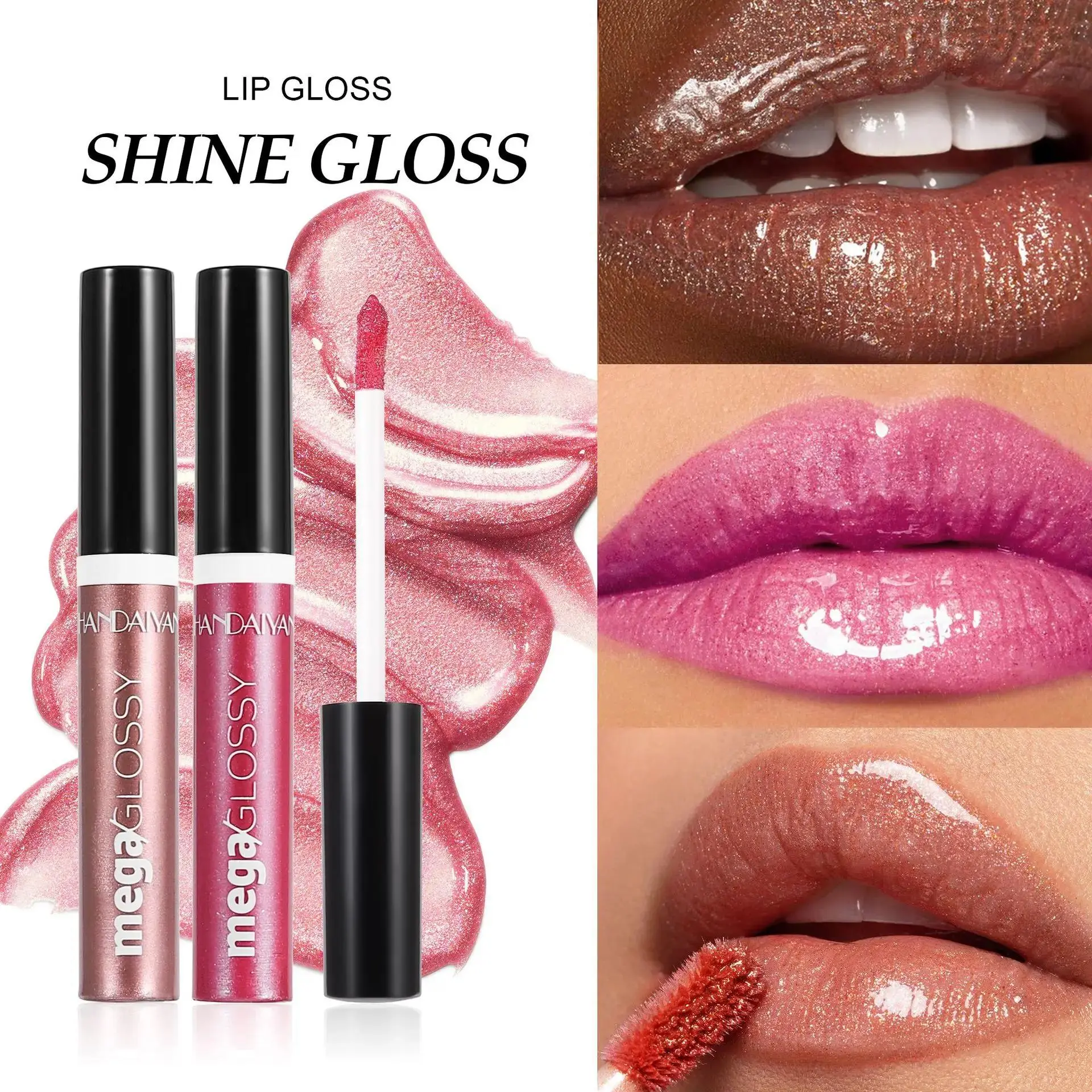 High Shine Lip Gloss Moisturizing Non Sticky Mirror Finish Long Lasting Lipstick Glaze Tint For All Skin Tones Makeup