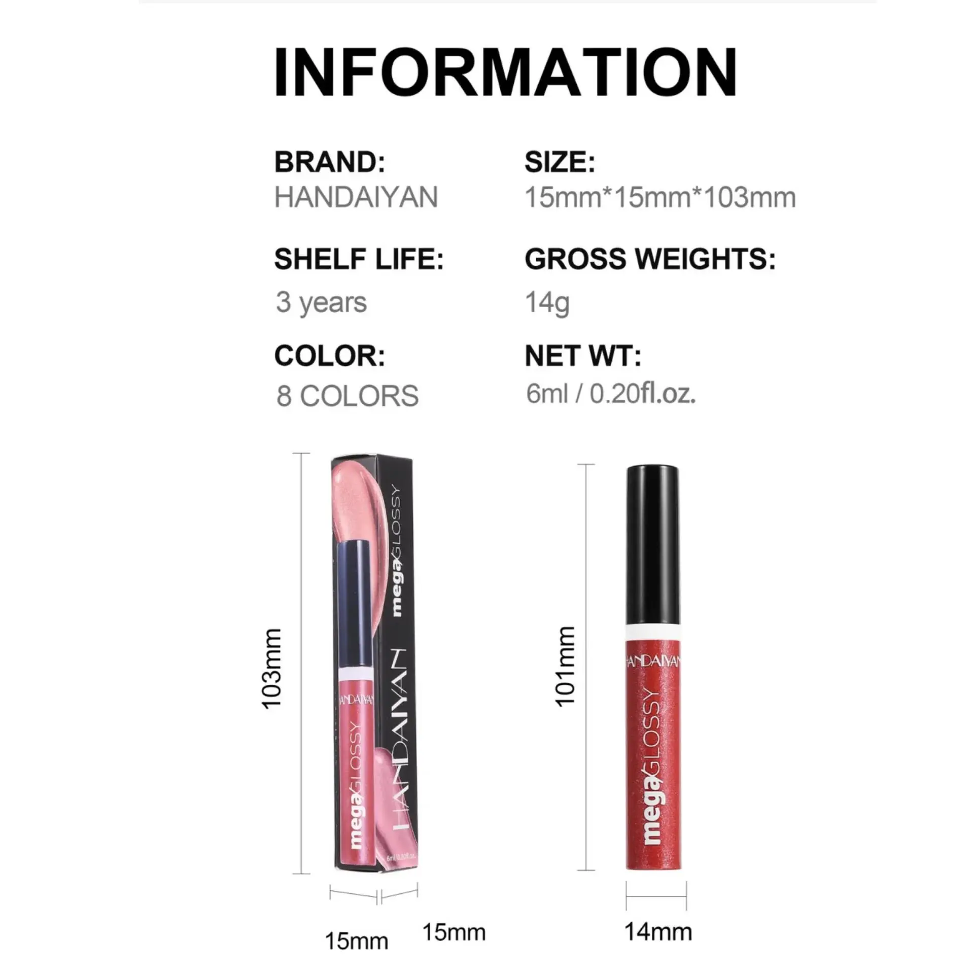 High Shine Lip Gloss Moisturizing Non Sticky Mirror Finish Long Lasting Lipstick Glaze Tint For All Skin Tones Makeup