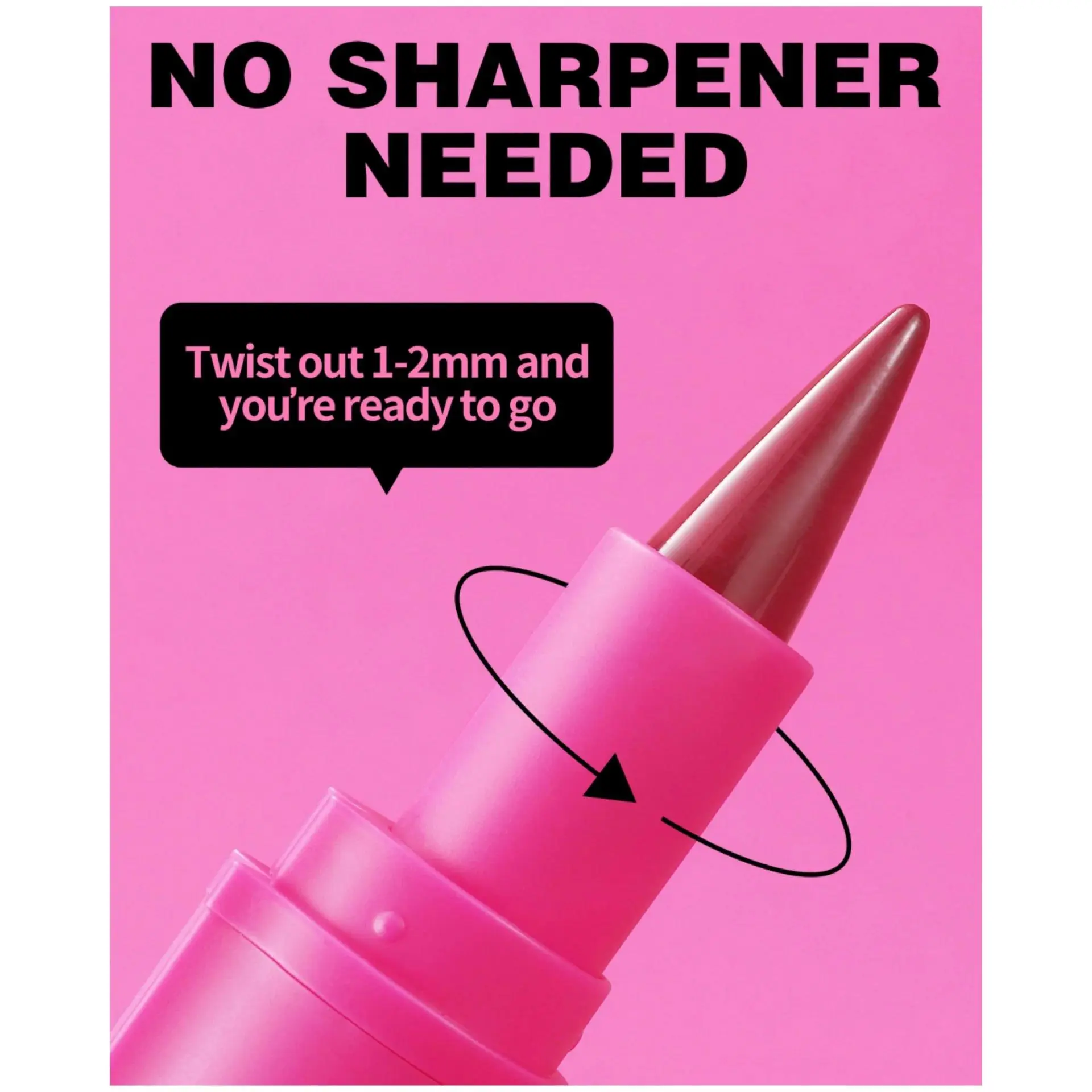 Waterproof Matte Brown Lip Liner Crayon Velvet Tapered Gradient Contouring Lipstick Pen Long Lasting Non Sticky Makeup