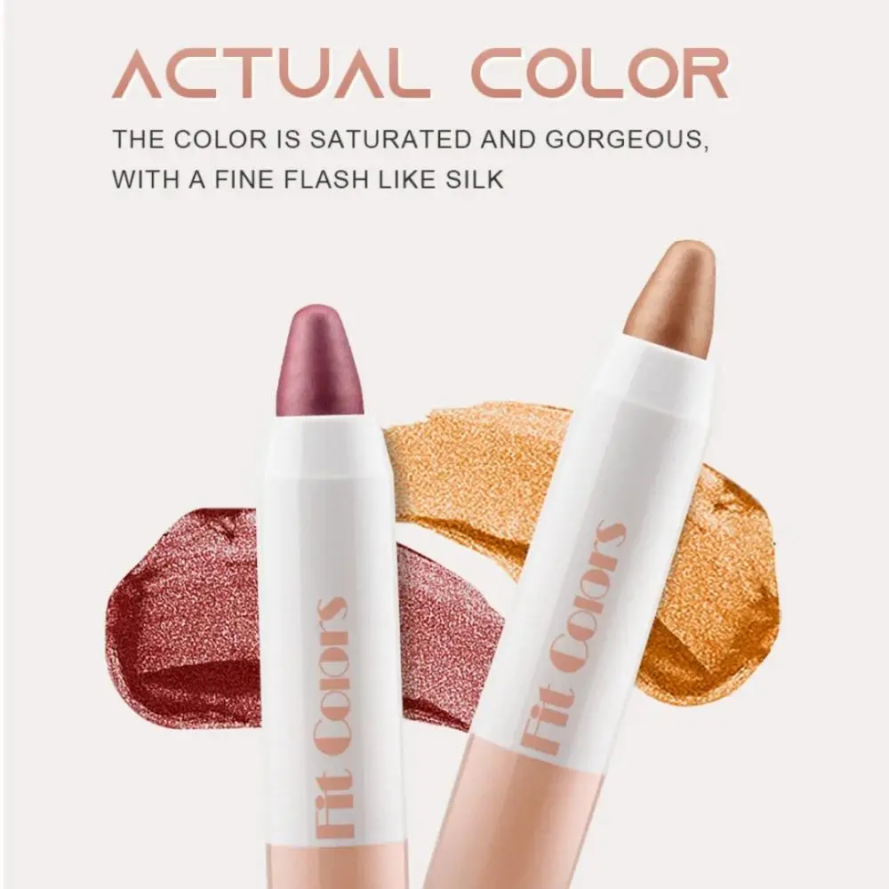 Multipurpose Makeup Pen Set Pearl Shimmer Eye Shadow Stick For Lips And Eyes Waterproof Long Lasting