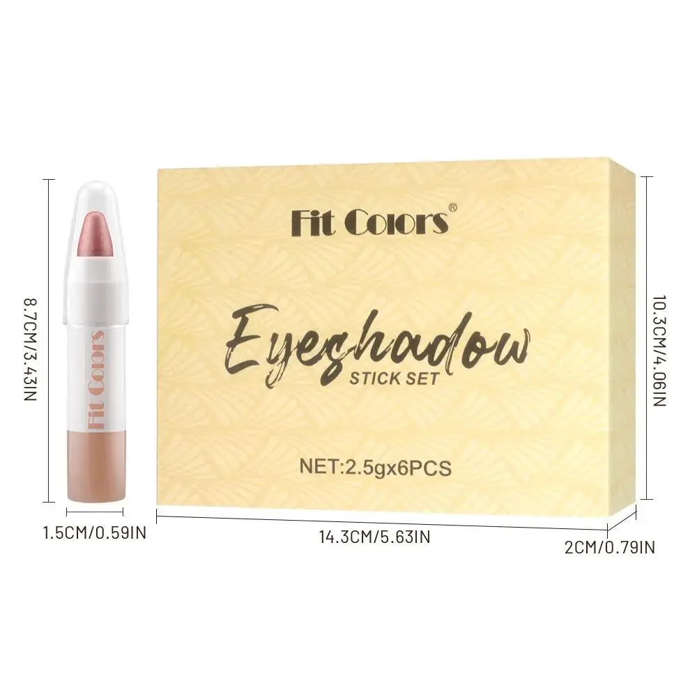 Multipurpose Makeup Pen Set Pearl Shimmer Eye Shadow Stick For Lips And Eyes Waterproof Long Lasting