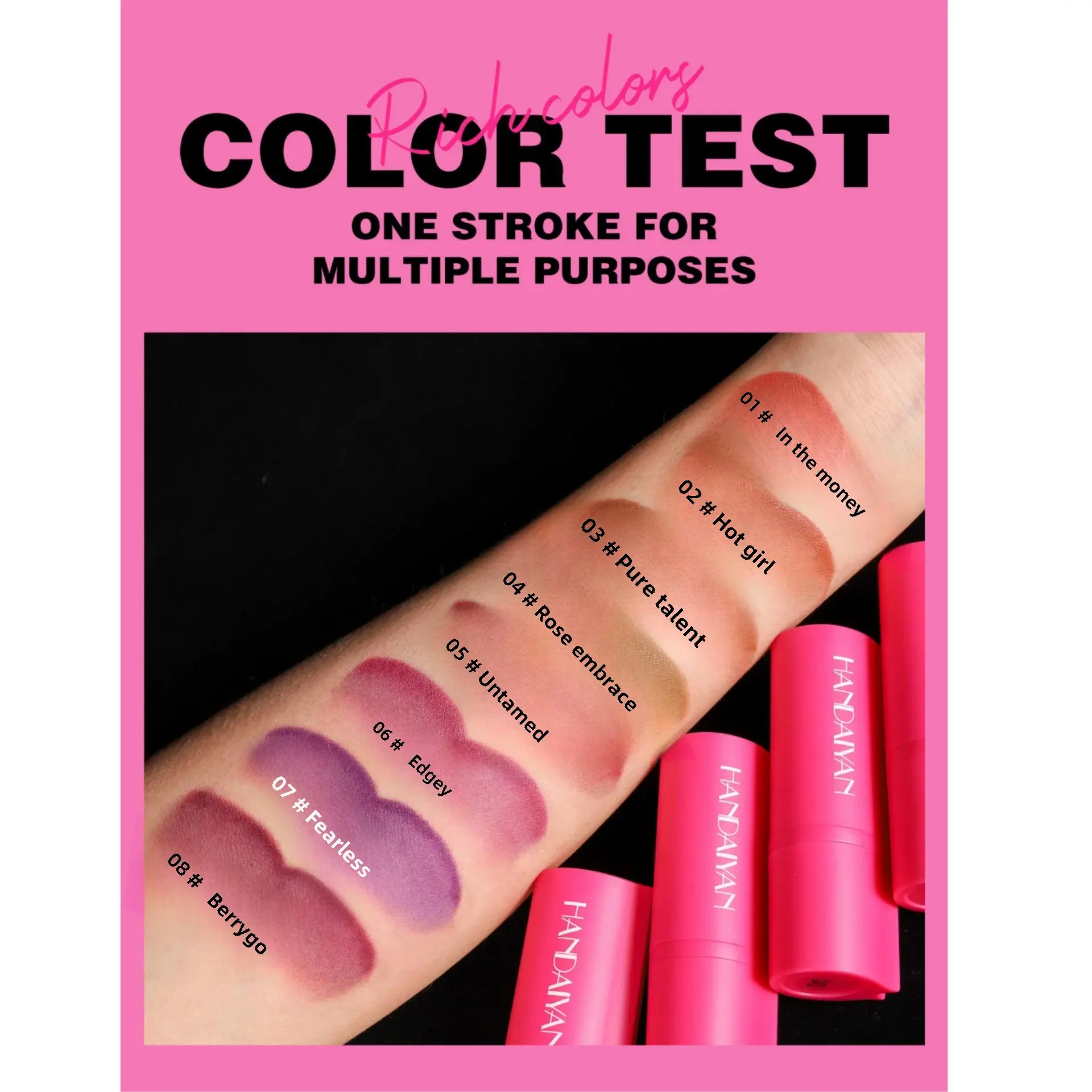 Waterproof Matte Brown Lip Liner Crayon Velvet Tapered Gradient Contouring Lipstick Pen Long Lasting Non Sticky Makeup