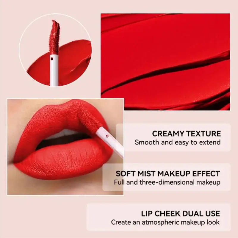3-piece Set Make Up Velvet Lip Gloss Lipstick Matte Woman Makeup Long-lasting Waterproof Cosmetics Lips Glosses Beauty Tint