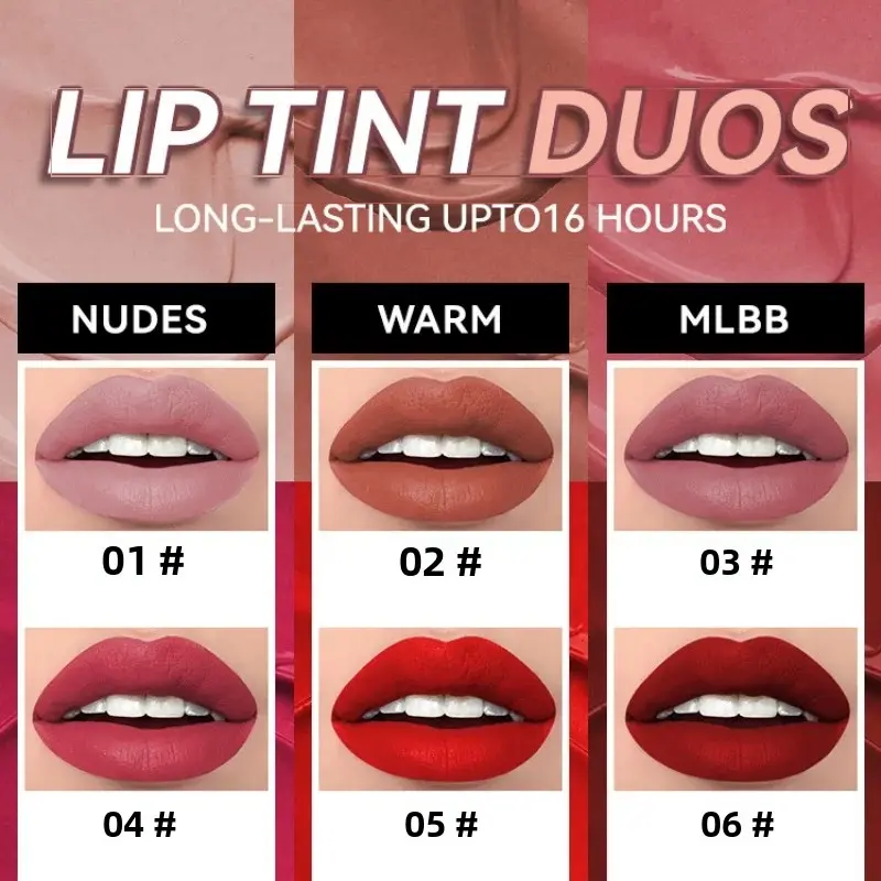 3-piece Set Make Up Velvet Lip Gloss Lipstick Matte Woman Makeup Long-lasting Waterproof Cosmetics Lips Glosses Beauty Tint