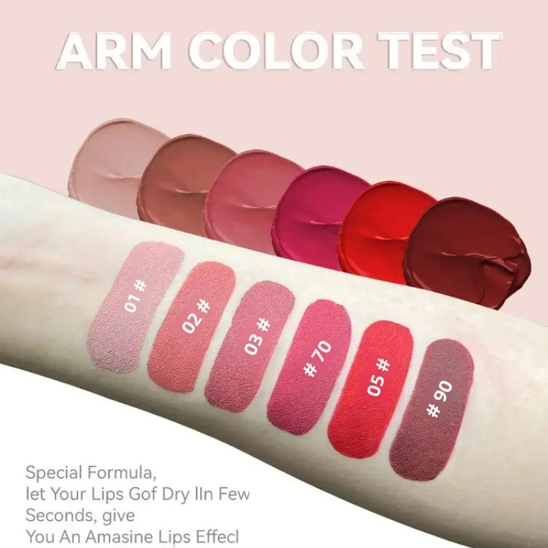 3-piece Set Make Up Velvet Lip Gloss Lipstick Matte Woman Makeup Long-lasting Waterproof Cosmetics Lips Glosses Beauty Tint