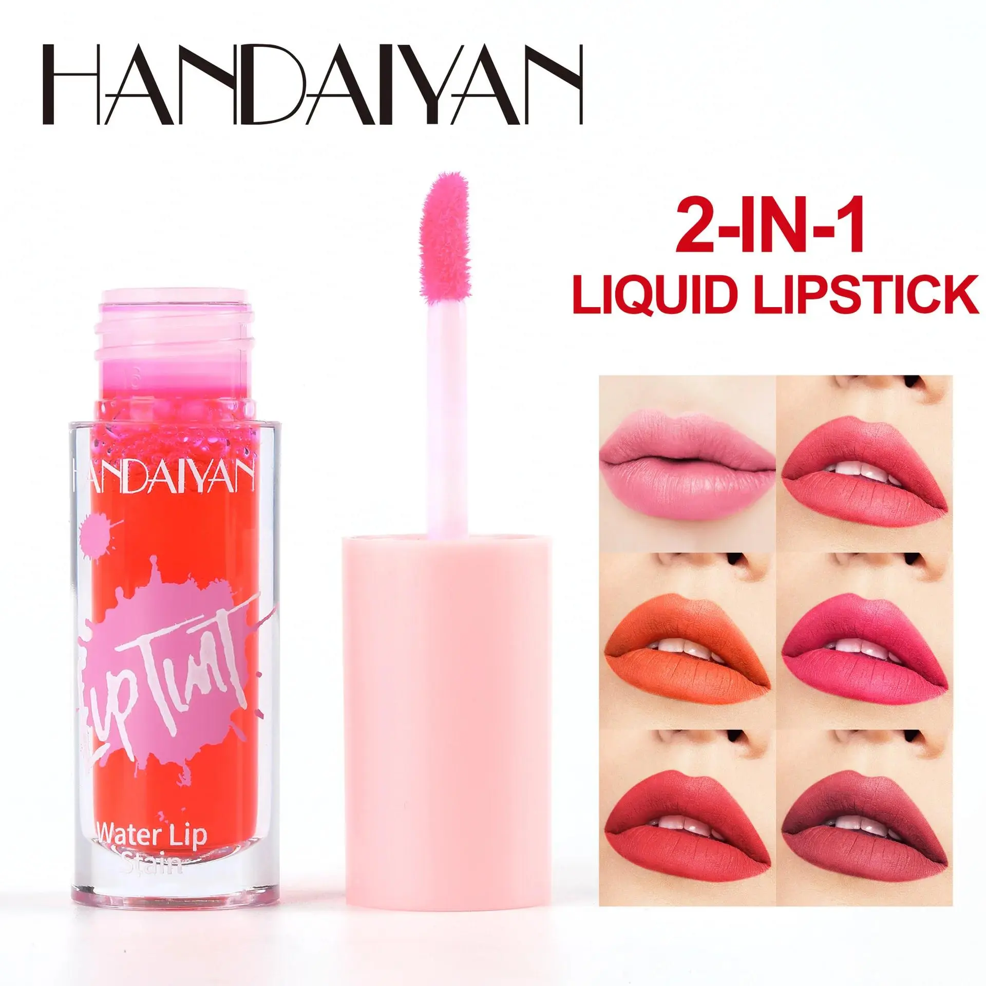 Glossy Multi Use Lip Stain 6 Colors Long Lasting Cheek Tint Moisturizing Blush Makeup Cosmetic Lip Gloss Dye