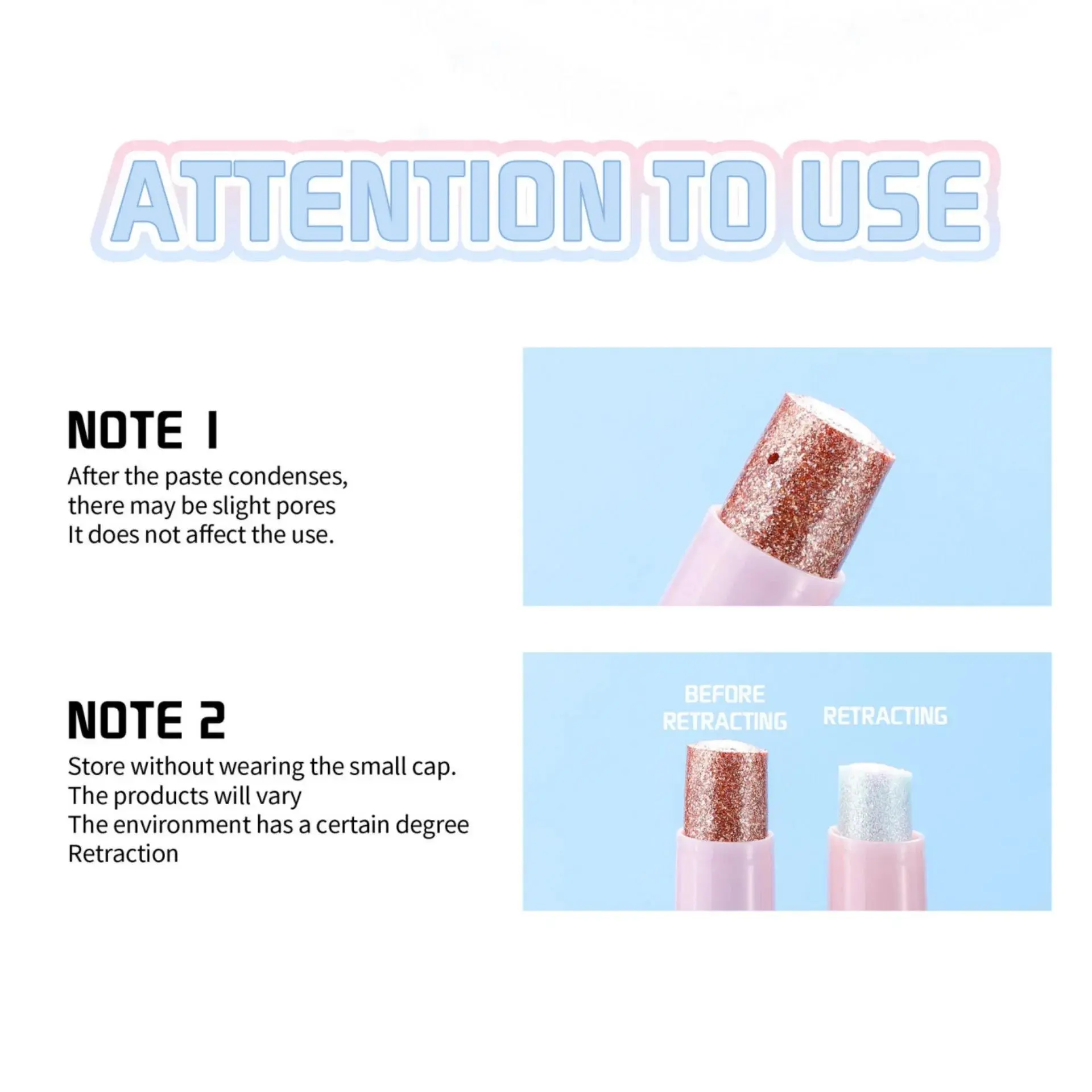 Sparkling Gold Glitter Eyeshadow Stick Hydrating Jelly Shimmer Highlighter Makeup Pearly Diamond Brightening Shiny Long Lasting
