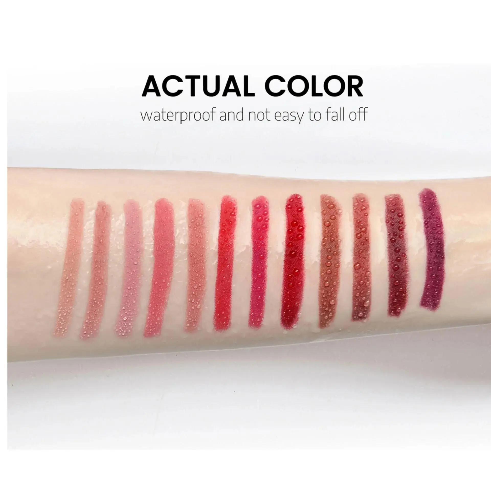 12 Colors Matte Lipstick Set Long Lasting Hydrating Lip Liner Crayon Kit Non Sticky Lightweight Professional Cosmetic