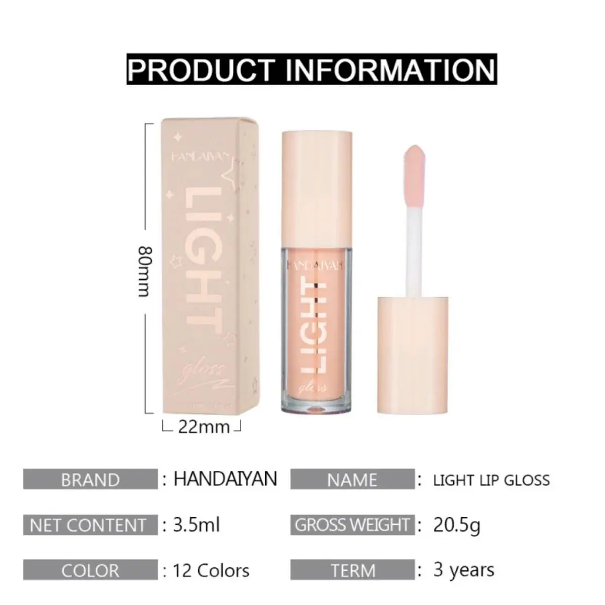 12 Shades Mirror Effect Lip Gloss Moisturizing Long Wear Jelly Honey Lip Balm Women Makeup Cosmetic Plumping Glossy