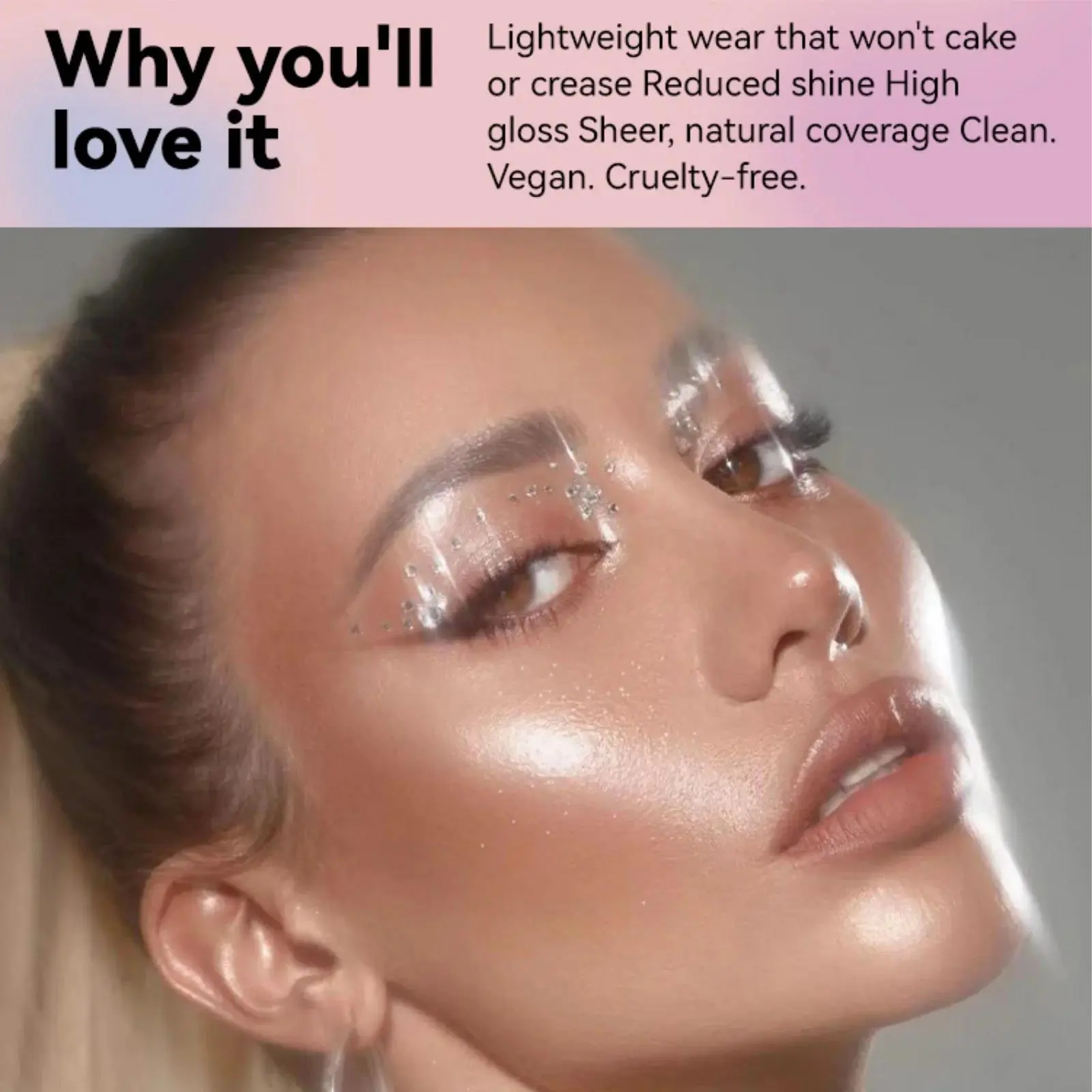Natural Matte Loose Powder 4 Color Shimmer Oil Control Long Lasting Face Makeup Setting Powder Pink Glitter Cosmetic