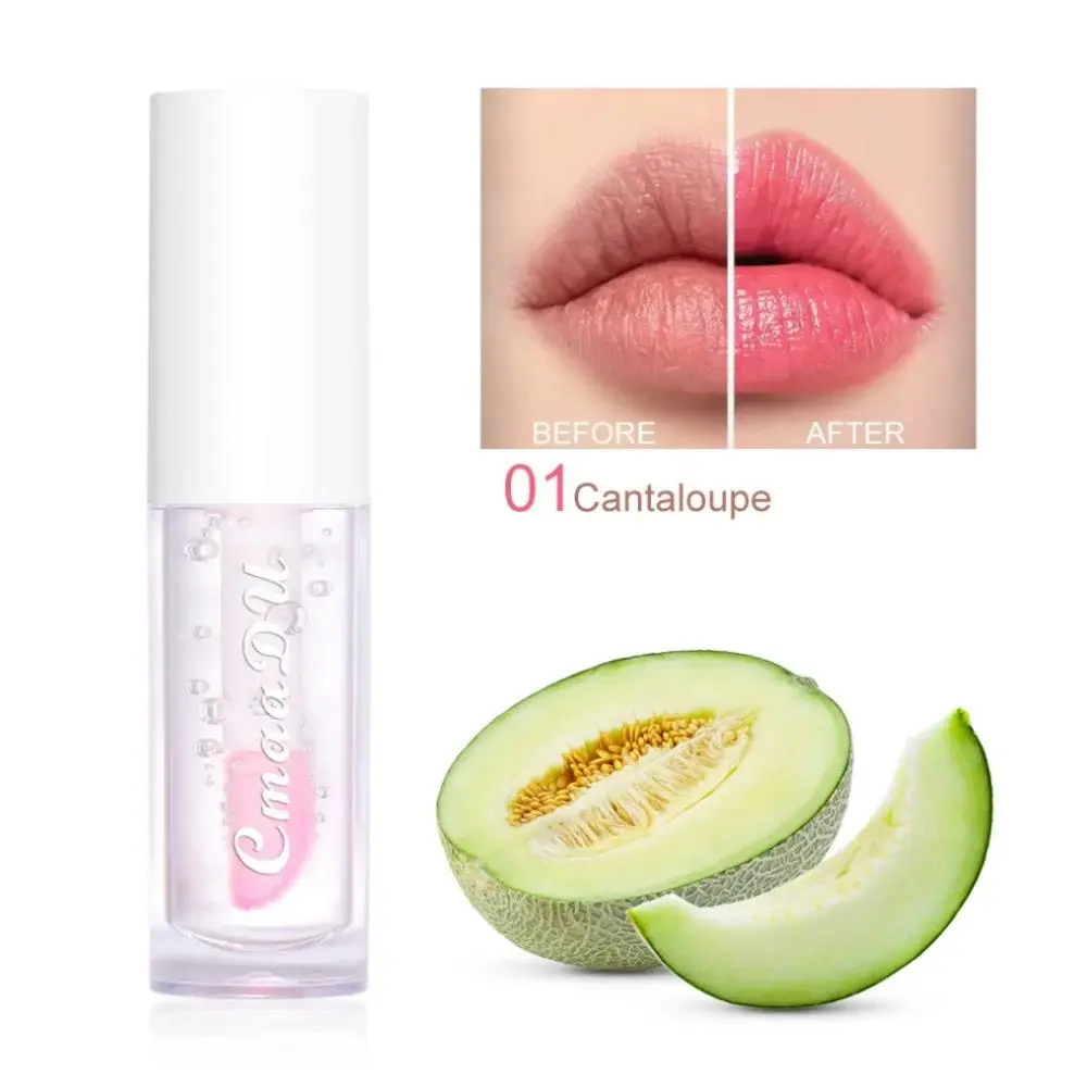 6pcs Fruit Flavor Lip Gloss Set Moisturizing Color Changing Lip Oil Nourishes Repair Lip Skin Glaze Makeup Kit﻿