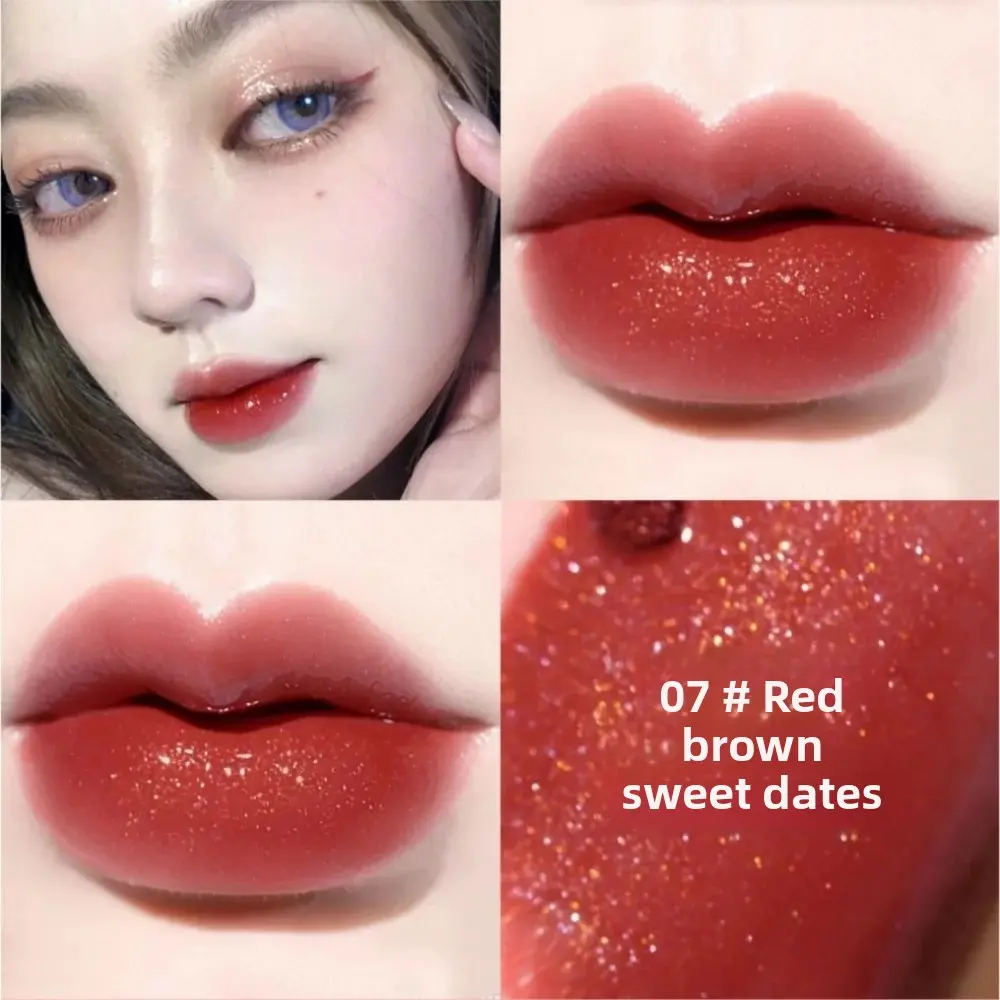 Long Lasting Velvet Matte Lip Gloss 10 Colors Set Waterproof Non Transfer Lipstick Makeup Cosmetic For Daily Beauty