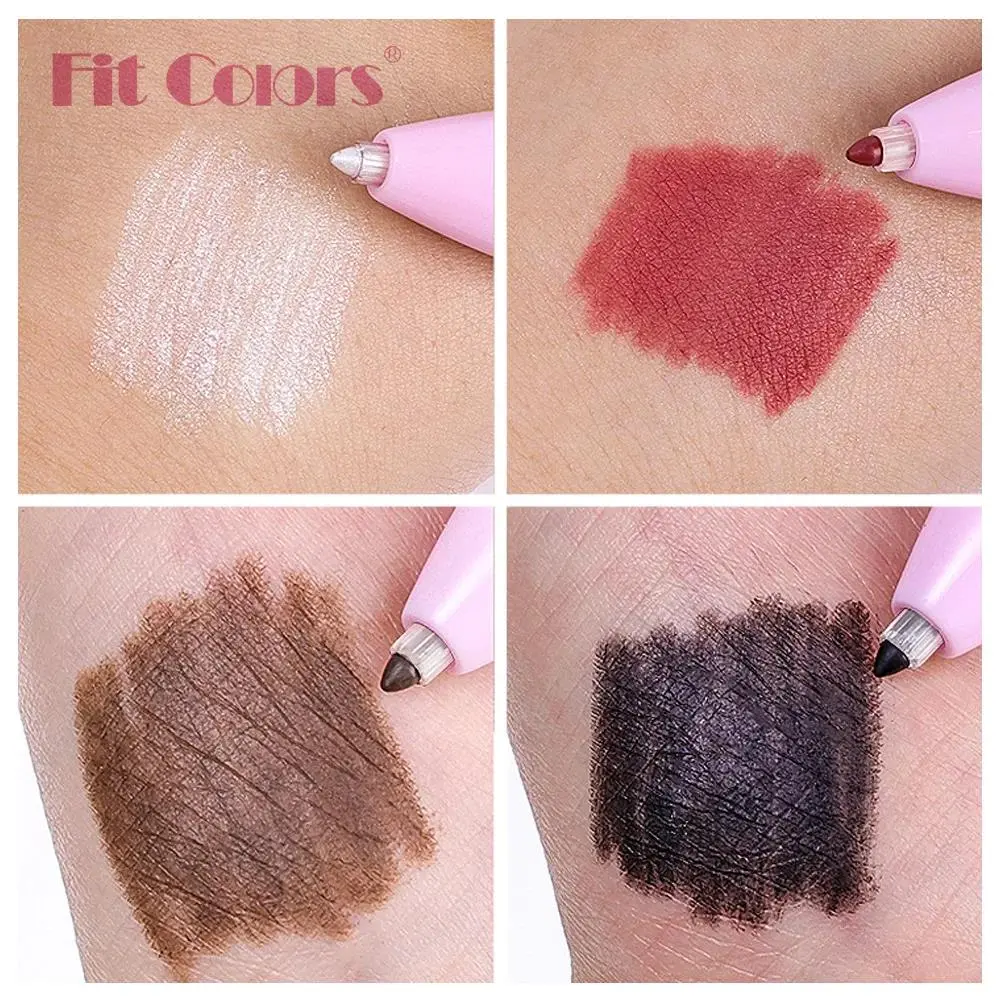 4 In 1 Multifunction Makeup Pen Eyeliner Lip Liner Eyebrow Pencil Highlighter Eyeshadow All In One Beauty Tool