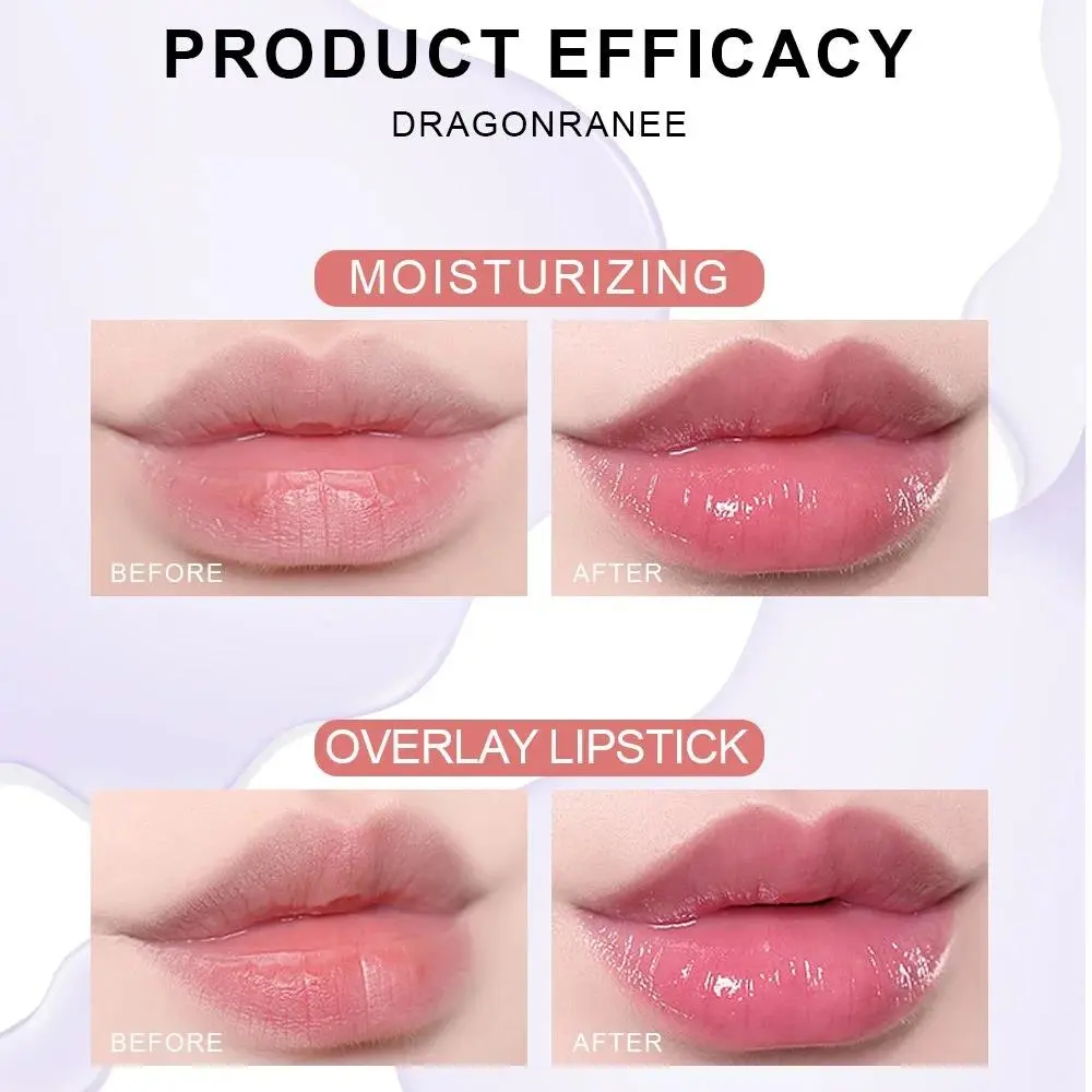 6PCS Hydrating Lip Oil Set Long Lasting Flower Jelly Gloss Non Sticky Lip Care Kit For Women Girls Kids