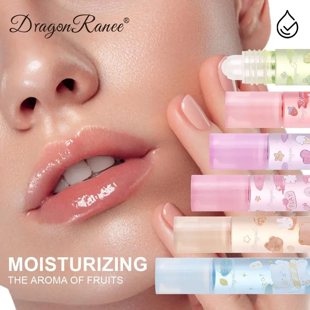 6PCS Hydrating Lip Oil Set Long Lasting Flower Jelly Gloss Non Sticky Lip Care Kit For Women Girls Kids