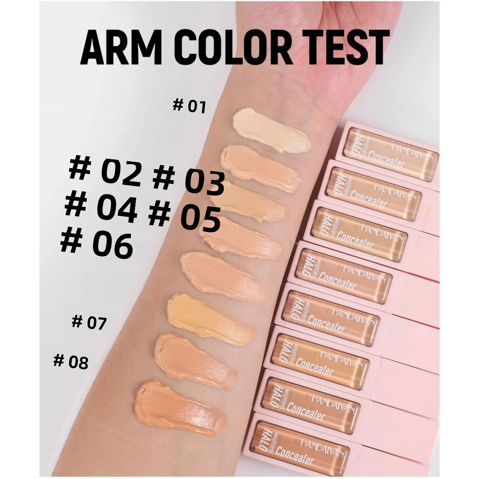 Matte Liquid Concealer For Men Women Long Lasting Oil Control Dark Circle Corrector Poreless Foundation Cream Moisturizing