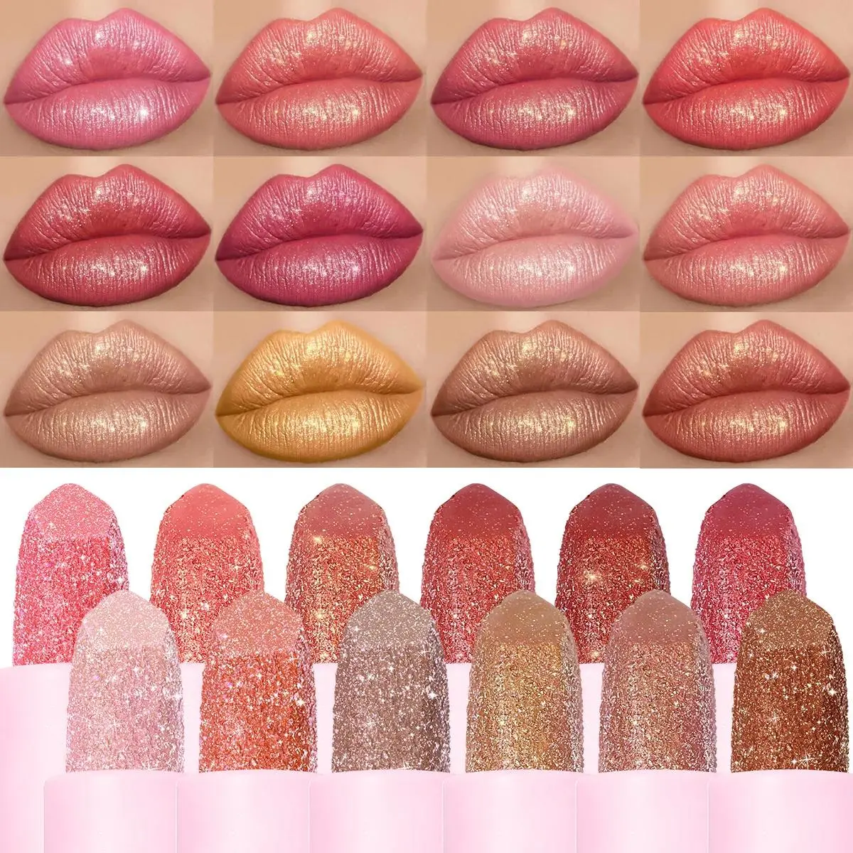 Pearlescent Matte Lipstick Long Lasting Transfer Proof Waterproof Non Stick Cup Formula Vegan Cruelty Free Moisturizing