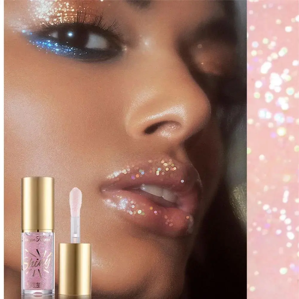 KBeauty Pearl Lip Gloss Set Shimmering Glitter Moisturizing Lip Oil Glaze Smooth Shiny Mirror Lip Care