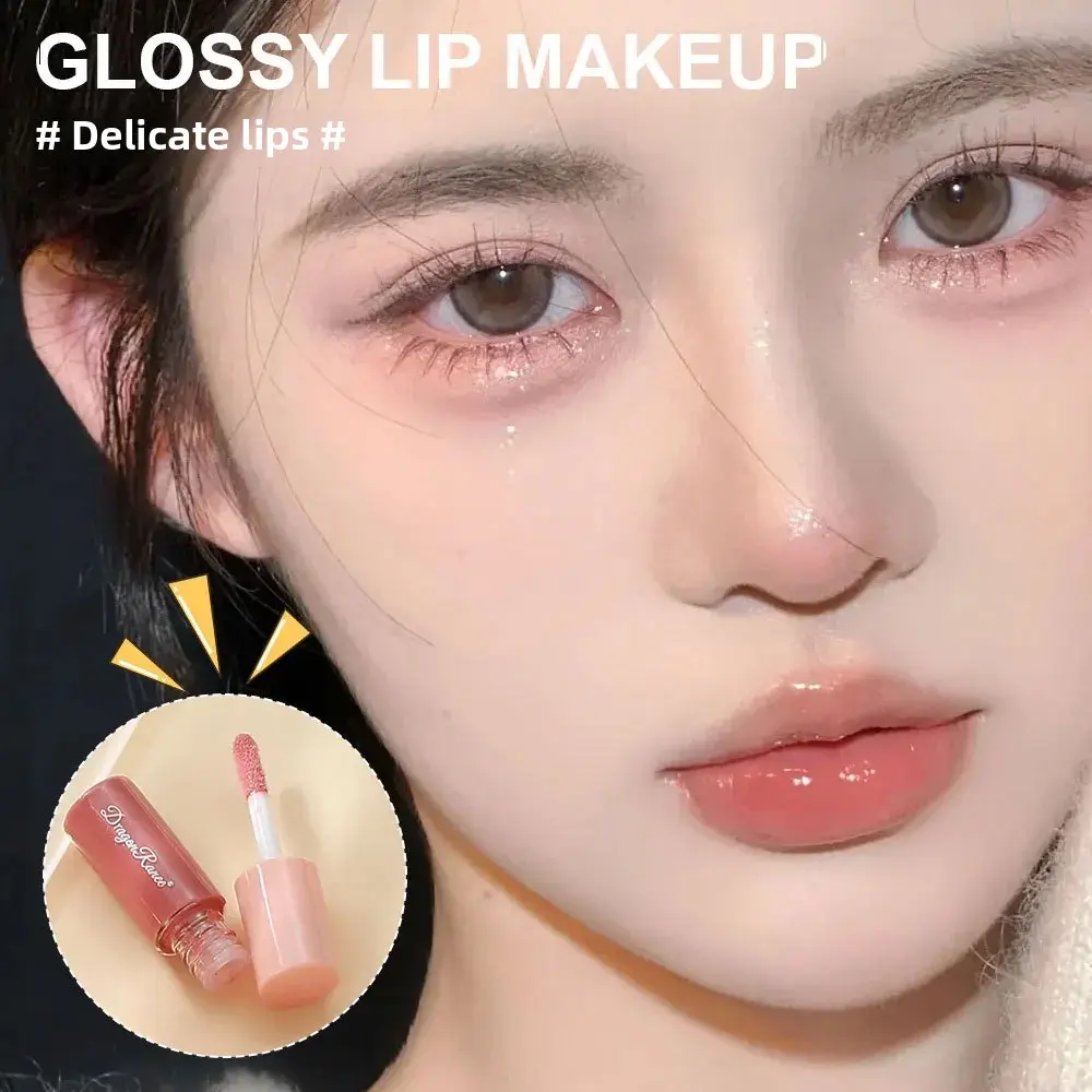 Dragon Ranee 10 Color Lip Gloss Set Waterproof Long Lasting Mirror Finish Lip Glaze Moisturizing Liquid Lipstick Non Sticky