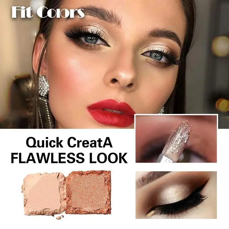 Pearl Matte Eye Shadow Makeup Palette 12 Colors Blusher Powder For Face And Eyebrow Beauty Cosmetic