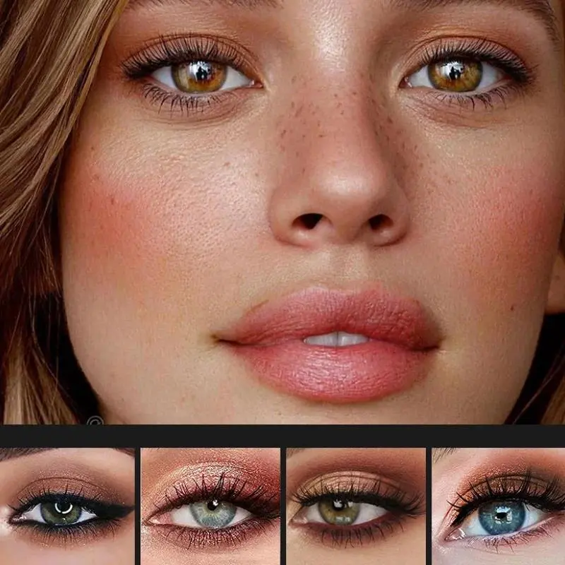 Pearl Matte Eye Shadow Makeup Palette 12 Colors Blusher Powder For Face And Eyebrow Beauty Cosmetic