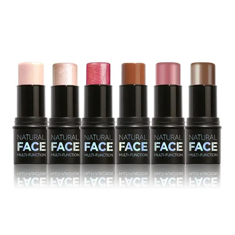 3D Face Sculpting Highlighter Blush Contour Stick Multifunctional Makeup Enhancer Easy Apply Brightening Skin Tone