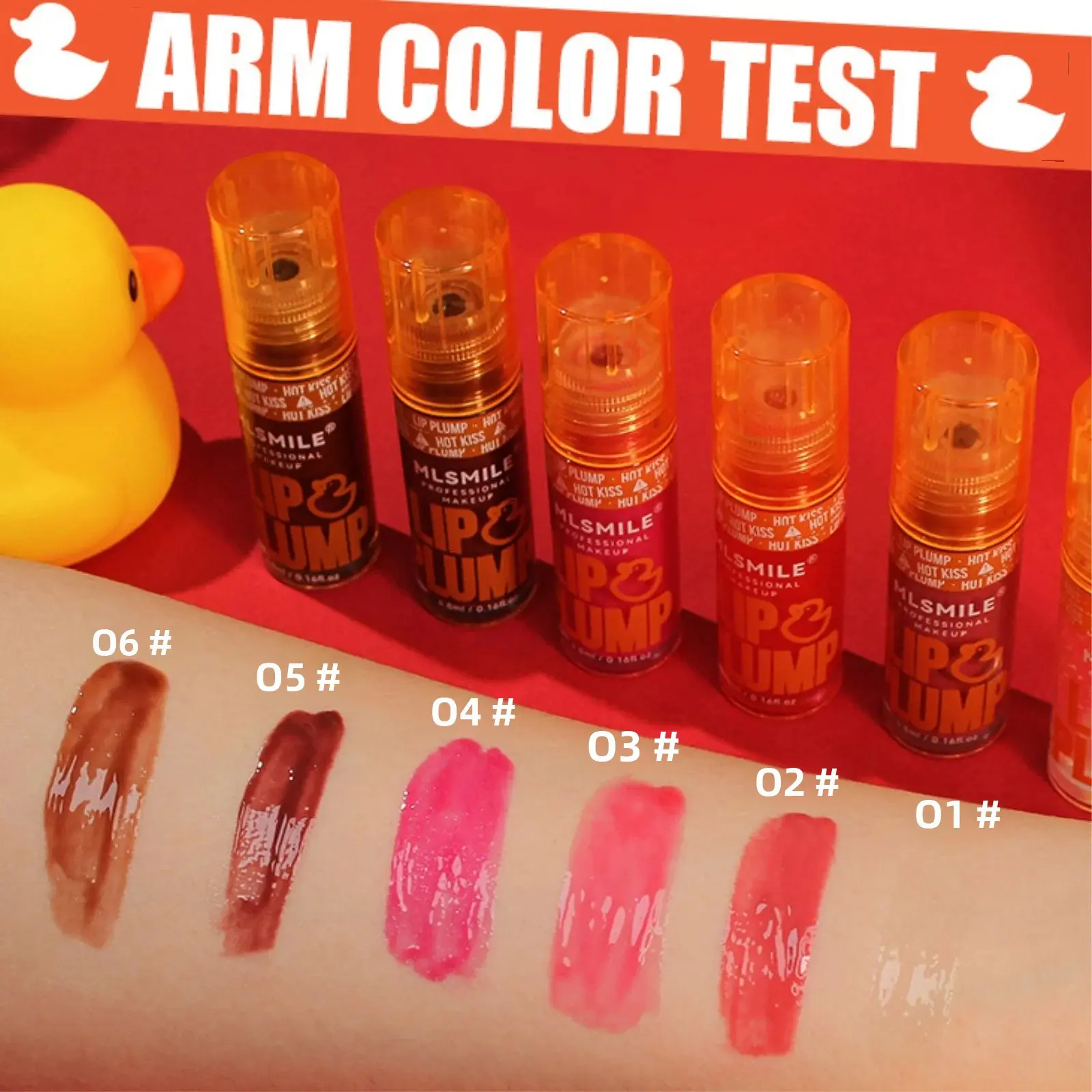 3 Piece Set Mirror Shine Lip Oil Gloss Liquid Sticks with Transparent Hydrating Glaze Plumping & Nourishing Care
