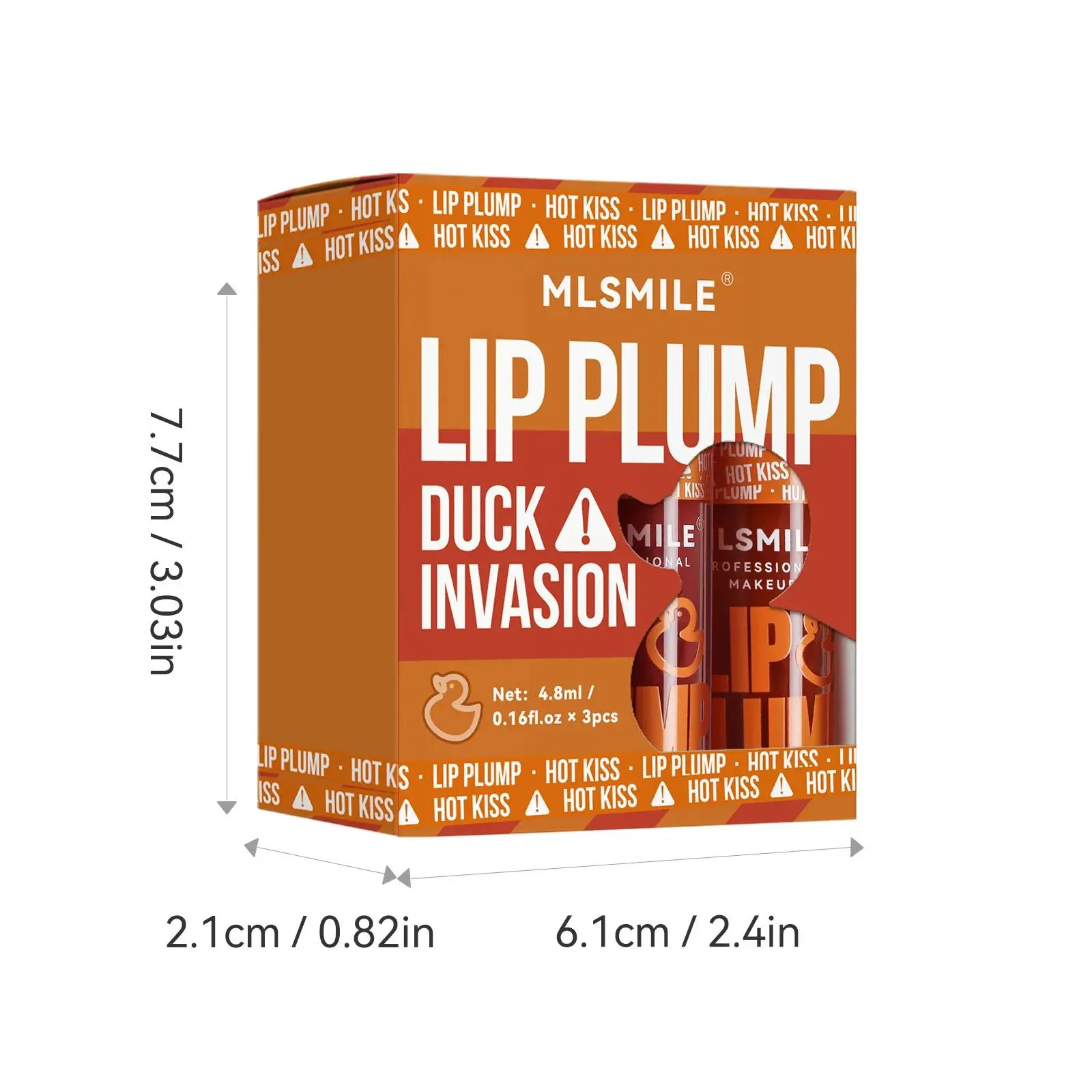 3 Piece Set Mirror Shine Lip Oil Gloss Liquid Sticks with Transparent Hydrating Glaze Plumping & Nourishing Care