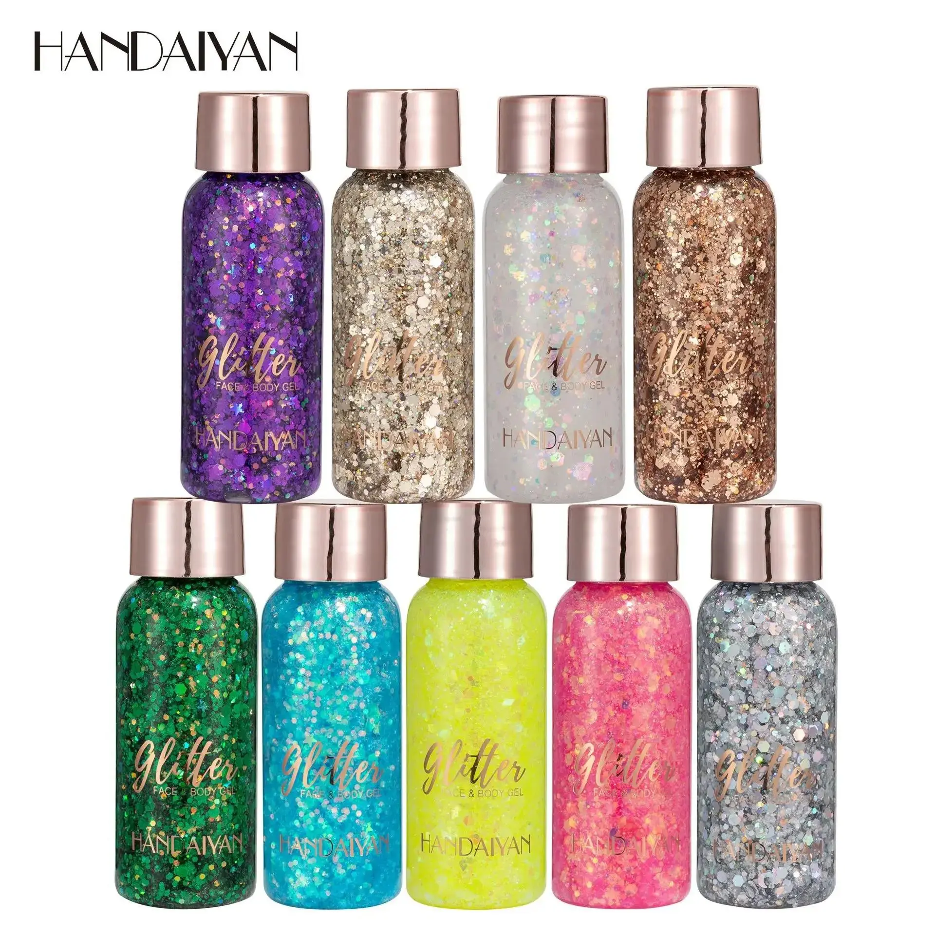 3Pcs Glitter Eyeshadow Set For Face Body Nail Art With Sequins Diamonds Perfect For Party Festival Makeup Decoration