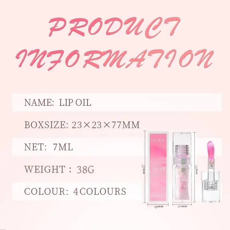 Color Changing Lip Oil Gloss Shiny Pearl Moisturizing Long Lasting Warm Effect Lip Makeup Non Sticky
