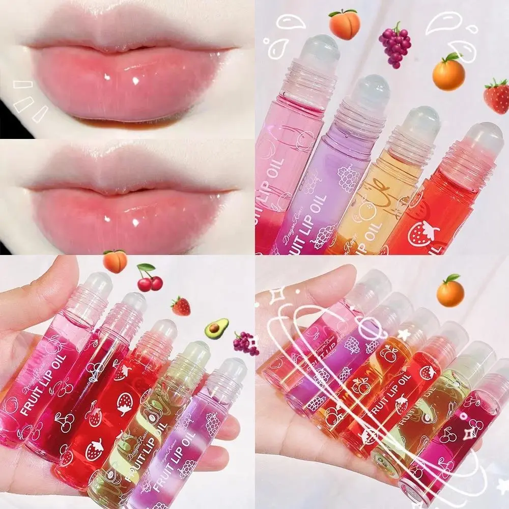 Hydrating Lip Oil Roll On Balm For Long Lasting Shine And Nourishment Smooth Soft Lips With Moisturizing Gloss