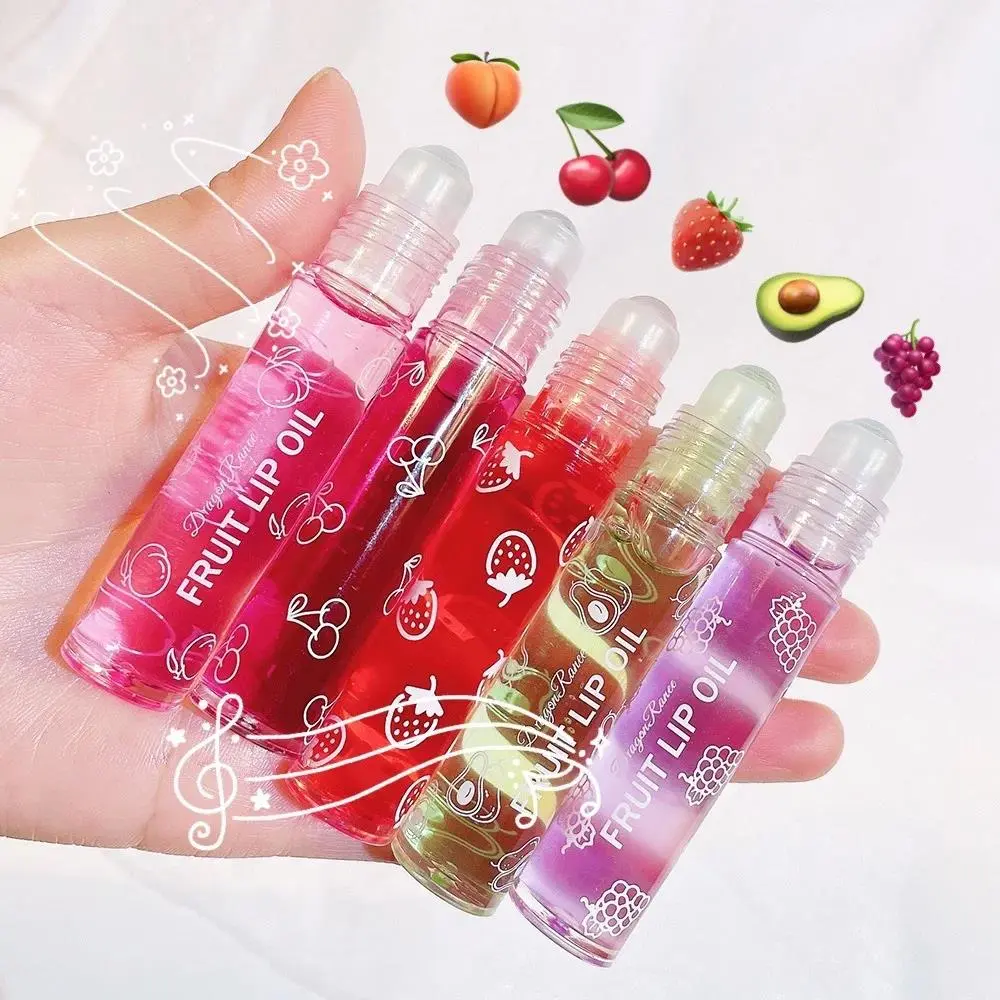 Hydrating Lip Oil Roll On Balm For Long Lasting Shine And Nourishment Smooth Soft Lips With Moisturizing Gloss