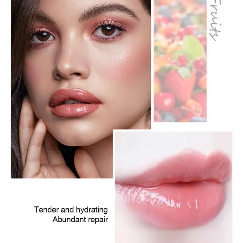 4 Pack Roller Ball Lip Oils Moisturizing Hydration Transparent Balm Nourishing Care Prevent Dry Lips Health