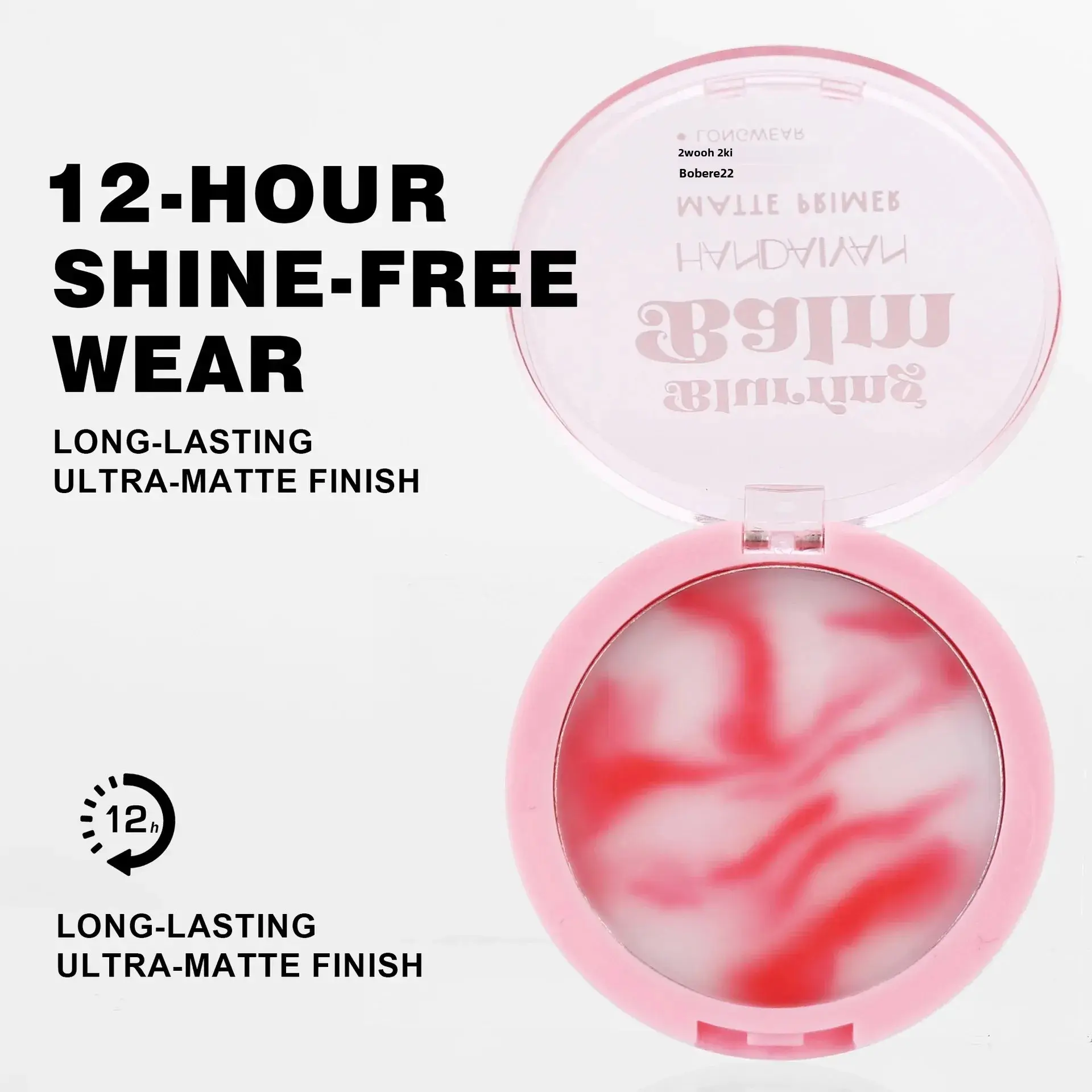 HANDAIYAN Pressed Powder Matte Finish Setting Makeup Oil Control Loose Powder Lightweight Long Wear Concealer