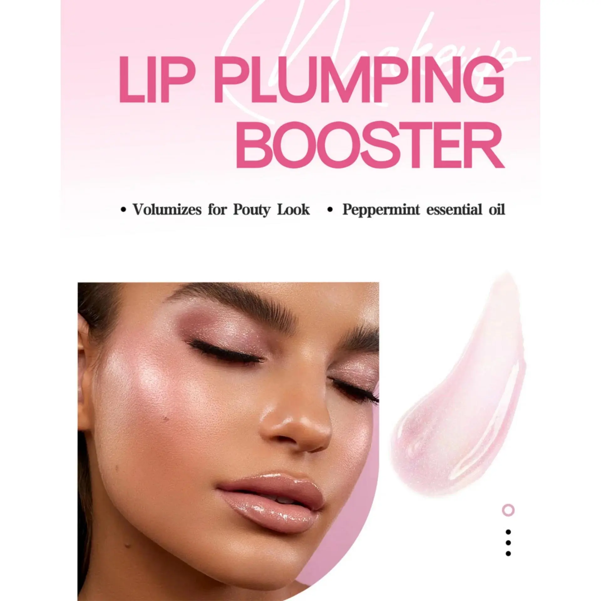 HANDAYAN 6 Color Lip Plumper Gloss Moisturizing Honey Oil Enhancer Transparent Shine Booster Makeup Beauty
